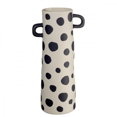 Vase rayu à pois h28cm ASA