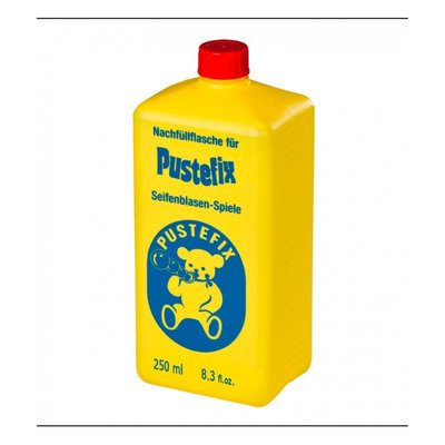 Grande bouteille de recharge de solution de bulles à savon Pustefix. PUSTEFIX