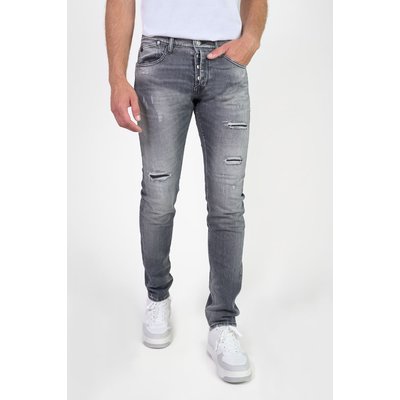 Jeans ajusté stretch 700/11, longueur 34 LE TEMPS DES CERISES