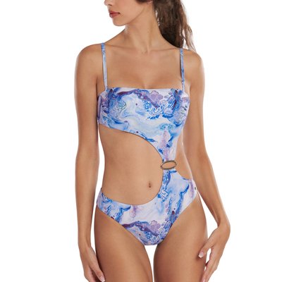 Maillot OCÉANE bain une pièce monokini multipositions Indonesia LISCA
