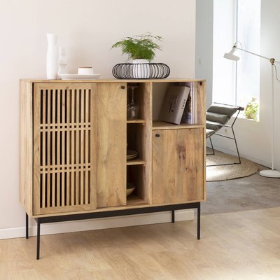 Buffet haut en bois de manguier  LOUISON MADE IN MEUBLES 