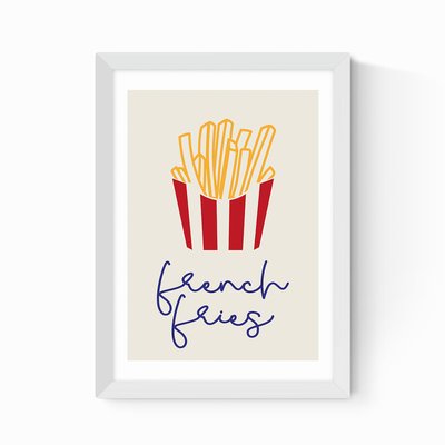 French Fries Print EAST END PRINTS