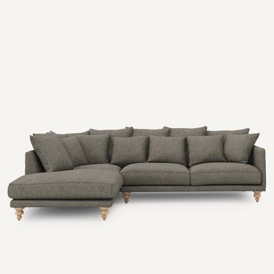 Divano angolare in tweed, Lazare AM.PM