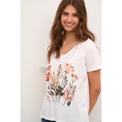 T-shirt à manches courtes CRElvire CREAM