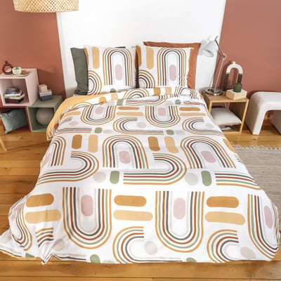 Parure de lit - housse de couette avec taies en microfibre EDEN