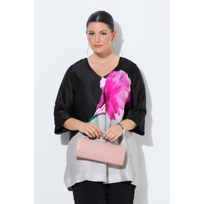 Blouse en satin motif floral ULLA POPKEN