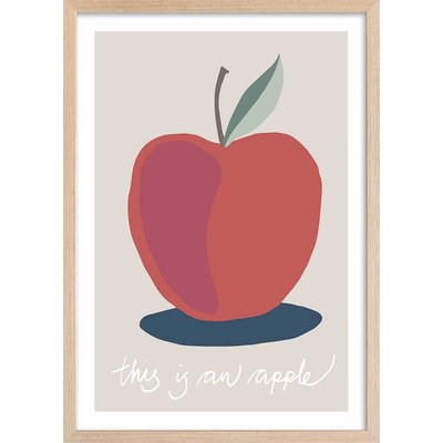 Affiche  apple-pomme HEXOA