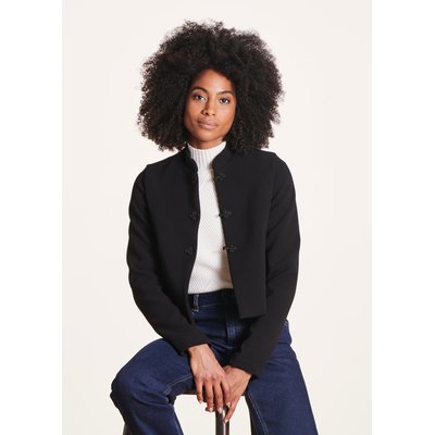 Veste courte droite col mao LA FEE MARABOUTEE