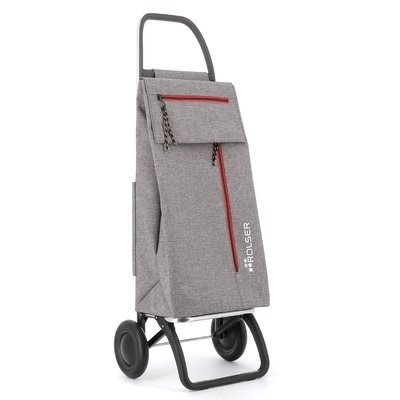 WALLABY TWEED - Chariot de course 2 roues, design gris élégant et pratique, parfait pour un transport stylé - Gris ROLSER
