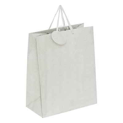 Sac cadeau paillettes taille moyenne rouge ATMOSPHERA