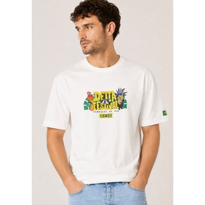 T-shirt unisexe deeluxe x delta à imprimés graphiques DELTA DEELUXE