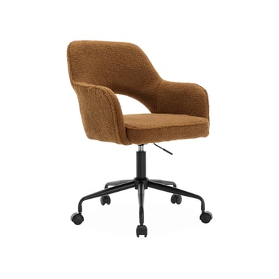 Chaise de bureau à roulettes bouclette JIM SWEEEK