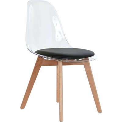 Chaise de cuisine bois et polycarbonate Urban RECOLLECTION