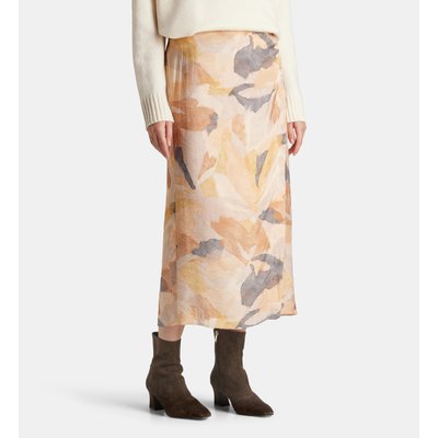 Jupe Midi Droite Begonia Fauv Façon Portefeuille Fantaisie GALERIES LAFAYETTE