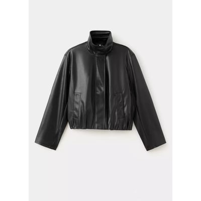 Veste effet cuir fermeture zip MANGO TEEN