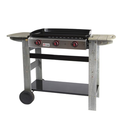 Plancha à gaz sur chariot SOMAGIC