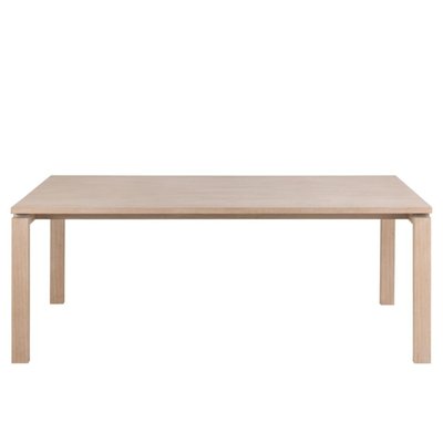 Table à manger rectangulaire en chêne blanchi L200 8 personnes - LIAC HELLIN, DEPUIS 1862
