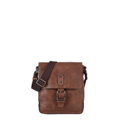 Sac bandoulière Traveler cuir BASILIC PEPPER