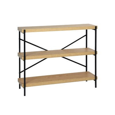Etagère effet frêne et métal 3 niveaux LOFT SWEEEK