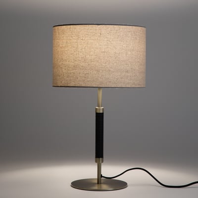 Lamp in metaal, messing en linnen, Jihana AM.PM