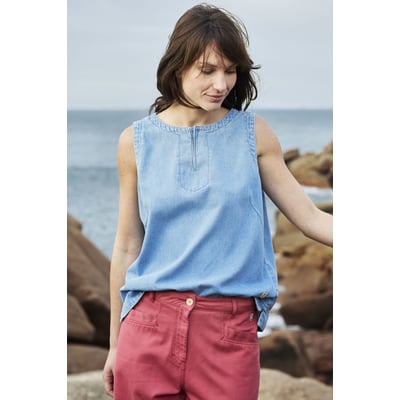 Top en denim en coton ARMOR-LUX