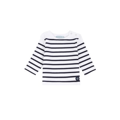 Marinière col bateau en coton épais AMIRAL BABY ARMOR-LUX