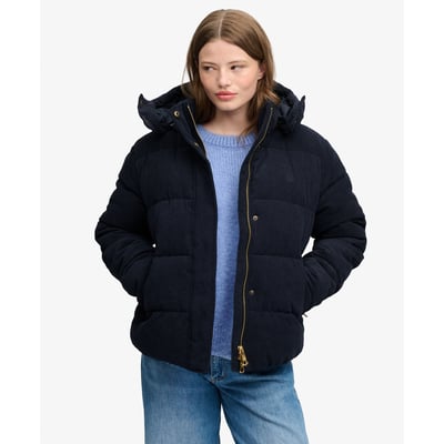 Doudoune à Capuche en Velours Premium SUPERDRY