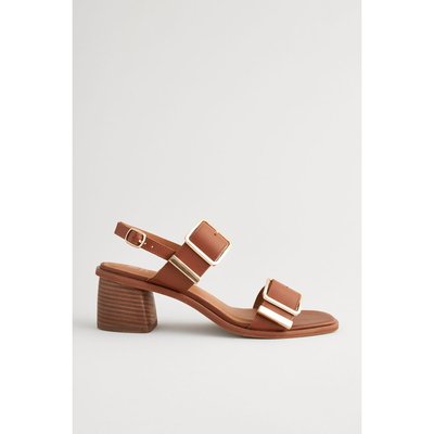 Sandales talon carre La Redoute