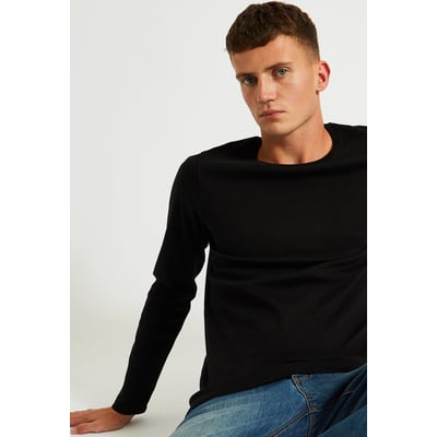T-shirt chaud manches longues en coton, Bio MONOPRIX