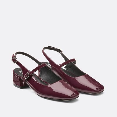 Ballerine mary jane vernice con piccolo tacco LA REDOUTE COLLECTIONS