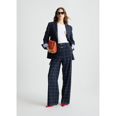 Pantalon à fines rayures à taille haute LIU JO