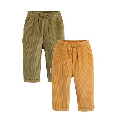 Lot de 2 pantalons bébé en velours côtelé Charly PETIT BEGUIN