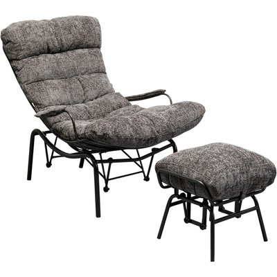 Fauteuil et repose-pieds, VIENNA SWING KARE DESIGN