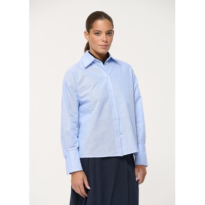 Chemise oversize en coton à poignets retournables HUMILITY