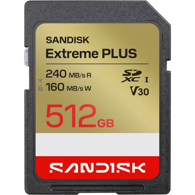 Carte Micro SD Extreme PLUS microSD 512Go UHS-I SANDISK