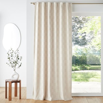 Gordijn in jacquard chenille effect, Domeo LA REDOUTE INTERIEURS