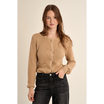 Cardigan en maille, col rond MOLLY BRACKEN