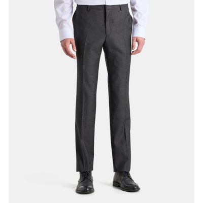 Pantalon De Costume À Pinces Savoy Laine Armure COMPTOIR GL