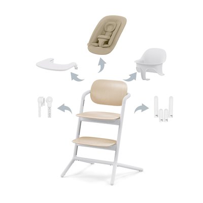 Evolutieve hoge kinderstoel Lemo 4 in 1 CYBEX