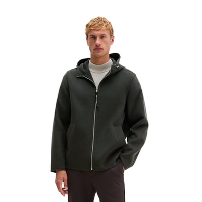 Veste en laine à capuche, coupe classique en laine mélangée double face toute douce MARC O'POLO