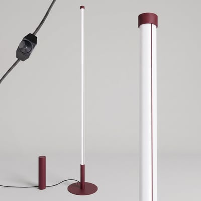 Lampadaire Bordeaux LED 1 Trang EDEN