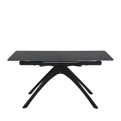 Table à manger extensible 6 à 8 personnes en céramique et métal 150-200x85cm - Mystara DRAWER