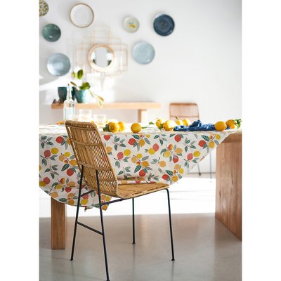Nappe coton enduit Citron LA REDOUTE INTERIEURS