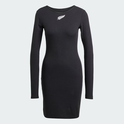 Robe manches longues côtelée Black Ferns Essentials adidas Performance