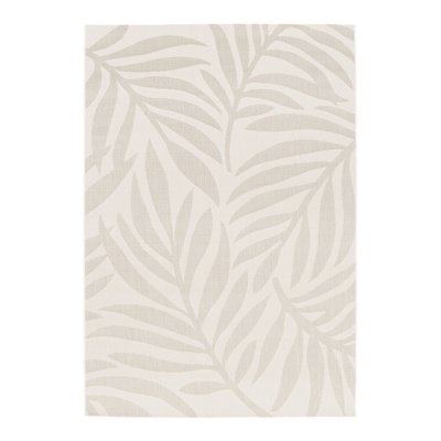 Tapis intérieur/extérieur motif végétal crème, beige KATE SWEEEK