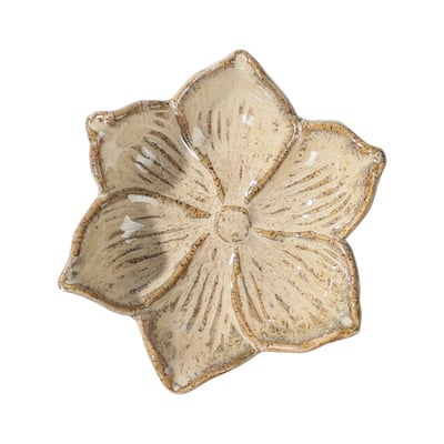 Coupelle céramique fleur 10x9x4cm EMDE