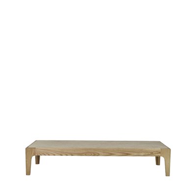 Table basse en travertin et bois - LIVORNO POMAX