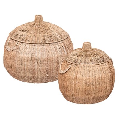 Set de 2 paniers ronds BALAYA ATMOSPHERA