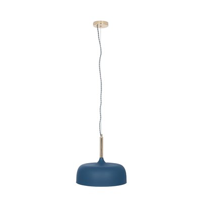 Minimalist Matt Indigo Metal Domed Pendant Ceiling Light SO'HOME
