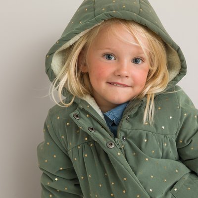 Parka quente com capuz, estampado às estrelas LA REDOUTE COLLECTIONS